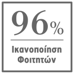 96% Ικανοποίηση Φοιτητών